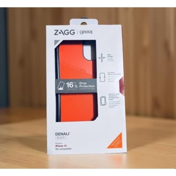 ZAGG Other - Zagg Gear4 Denali Black iPhone 13 Case With 16ft Drop Protection & Antimicrobial
